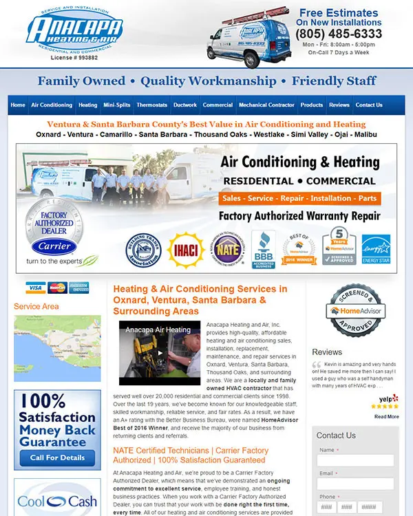 Anacapa Heating & Air Inc Oxnard, CA