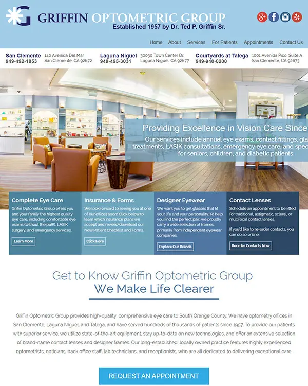 Griffin Optometric Group Del Mar, San Clemente, CA
