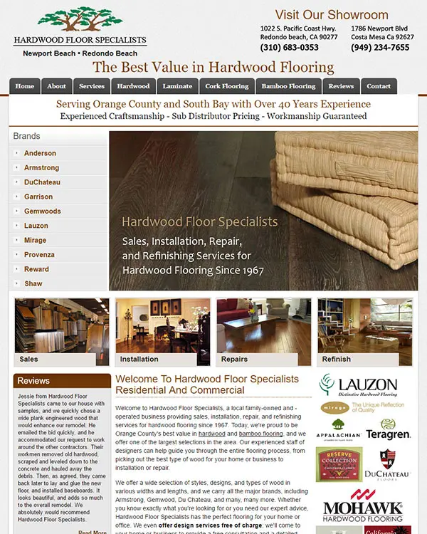 Hardwood Floor Specialists Costa Mesa, CA