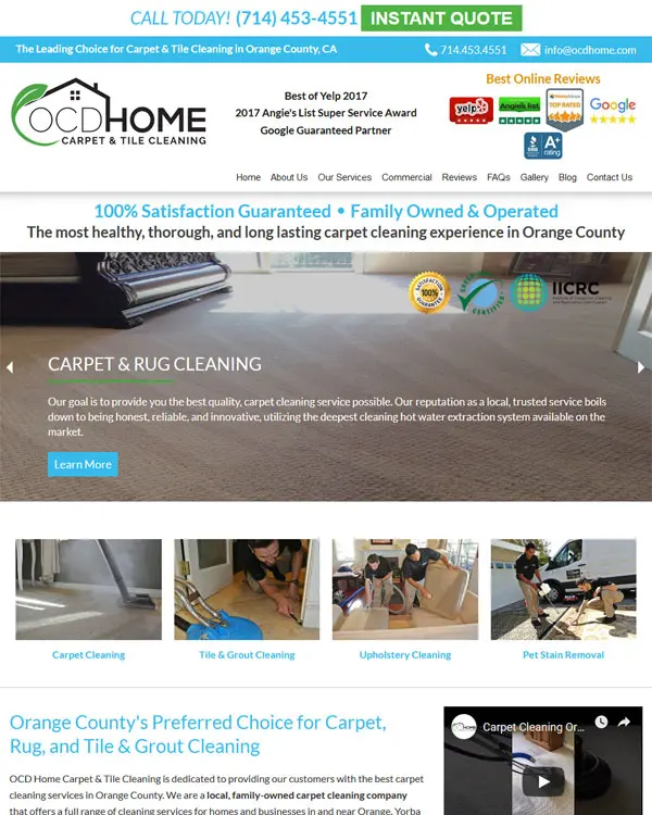 OCD Home Carpet Cleaning Tustin, CA